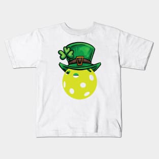 St Patricks Day Pickleball Kids T-Shirt